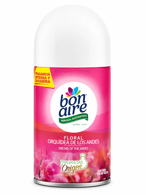 Bon Aire Ambientador Aerosol 250 ml | 2 Fragancias