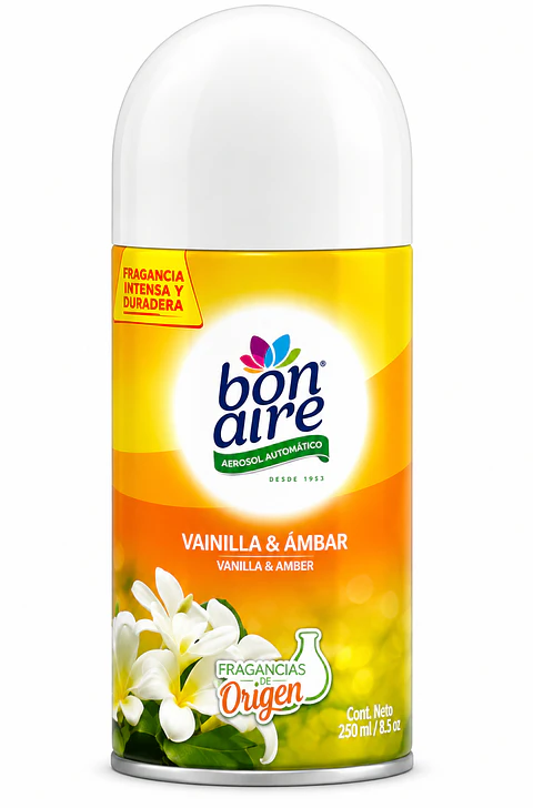 Bon Aire Ambientador Aerosol 250 ml | 2 Fragancias