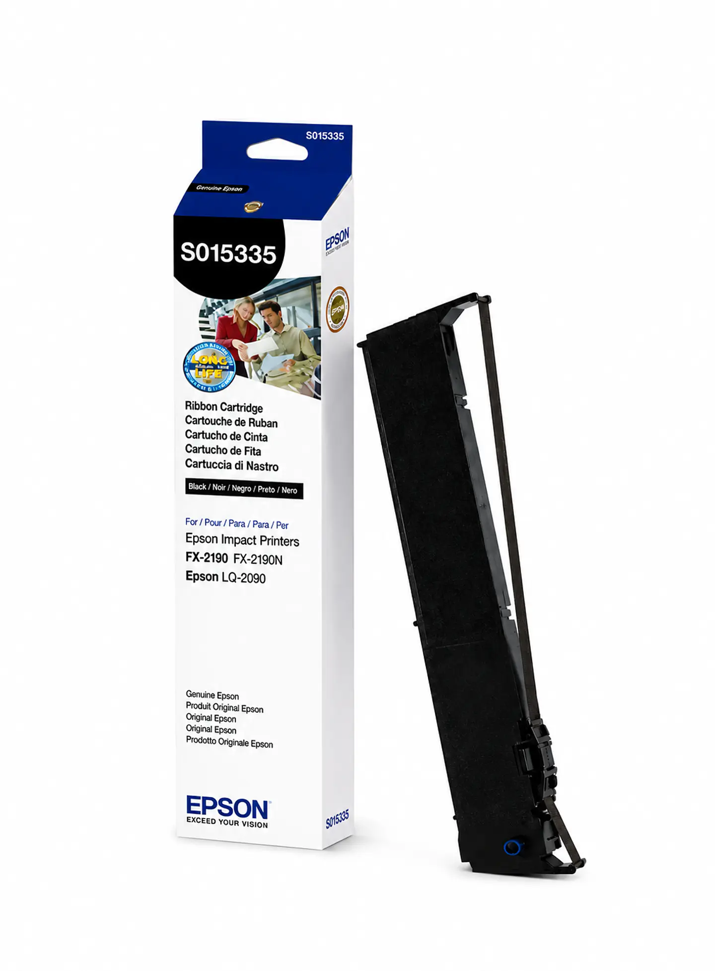 Cinta Epson S015335 Negra para FX-2190 y LQ-2090 1