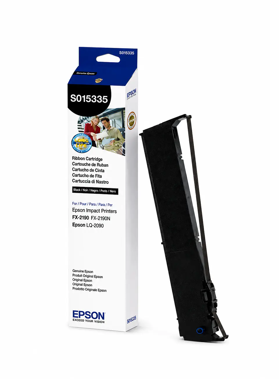 Cinta Epson S015335 Negra para FX-2190 y LQ-2090 1