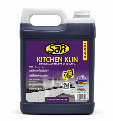 Desengrasante Concentrado SAR Kitchen Klin 1 Galón