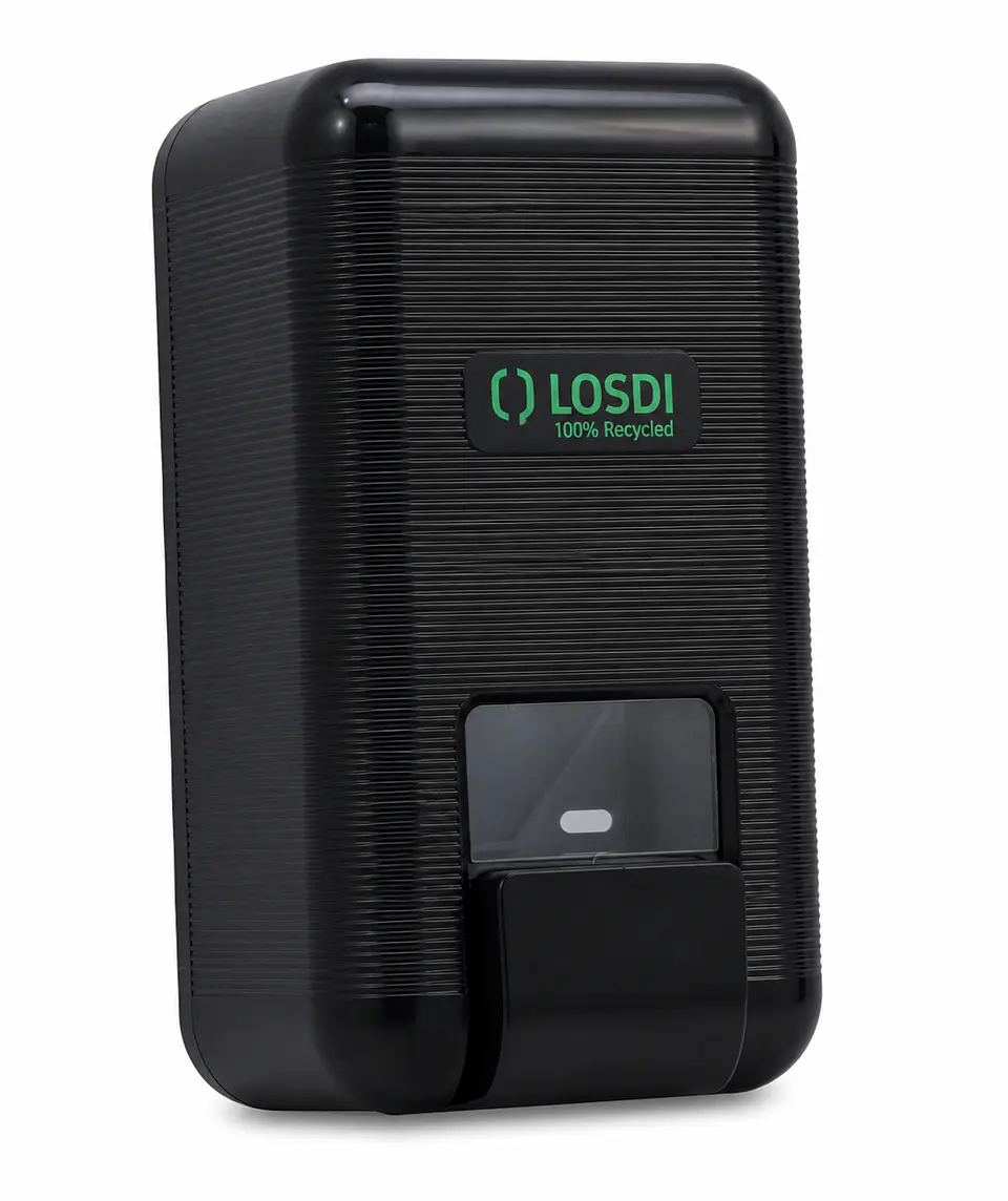Dispensador Jabón Líquido Losdi Negro 1000 ml Reciclado 1