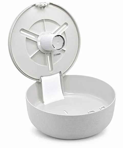 Dispensador Papel Higiénico Jumbo Losdi Blanco Reciclado