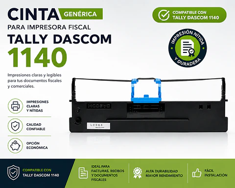 Cinta Genérica para Impresora Fiscal Tally Dascom 1140