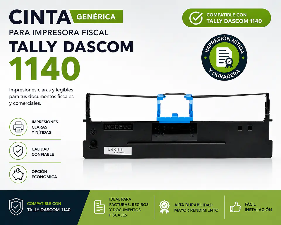 Cinta Genérica para Impresora Fiscal Tally Dascom 1140 1