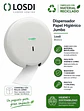 Dispensador Papel Higiénico Jumbo Losdi Reciclado - Miniatura 1