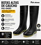 Botas Altas de Caucho Impermeables Antideslizantes Poli-shoes Talla 40 - Miniatura 3