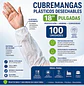 Cubremangas Plásticos Desechables de Polietileno 18
