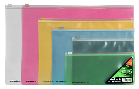 Sobre con Zipper Studmark B5 de Polipropileno