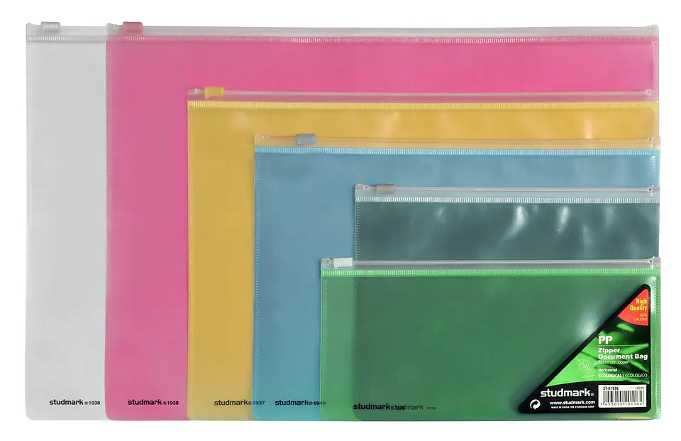 Sobre con Zipper Studmark B5 de Polipropileno 2