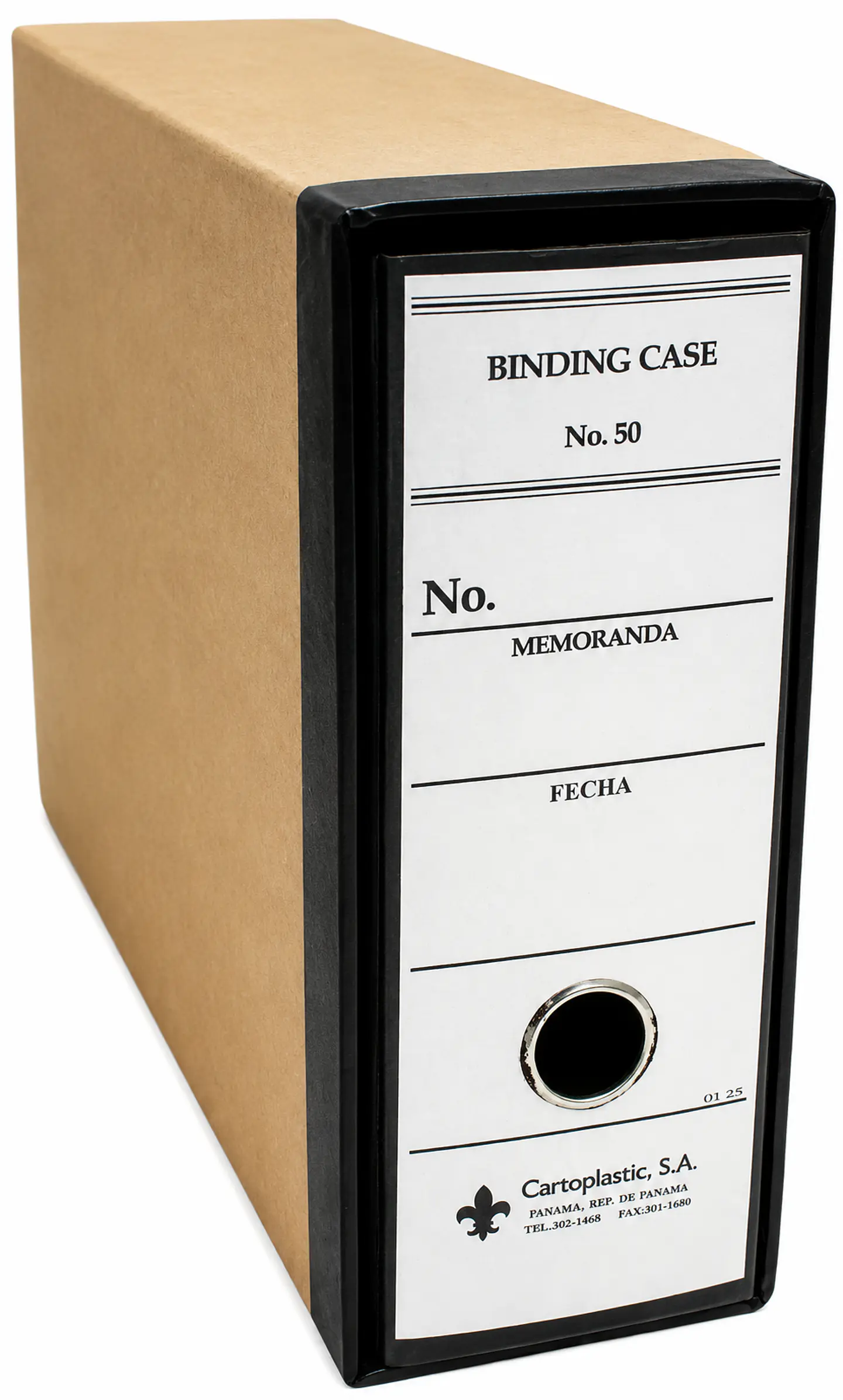 Binding Case Cartoplastic No. 50 Tamaño Carta 8.5 x 11 para Archivo de Documentos 2