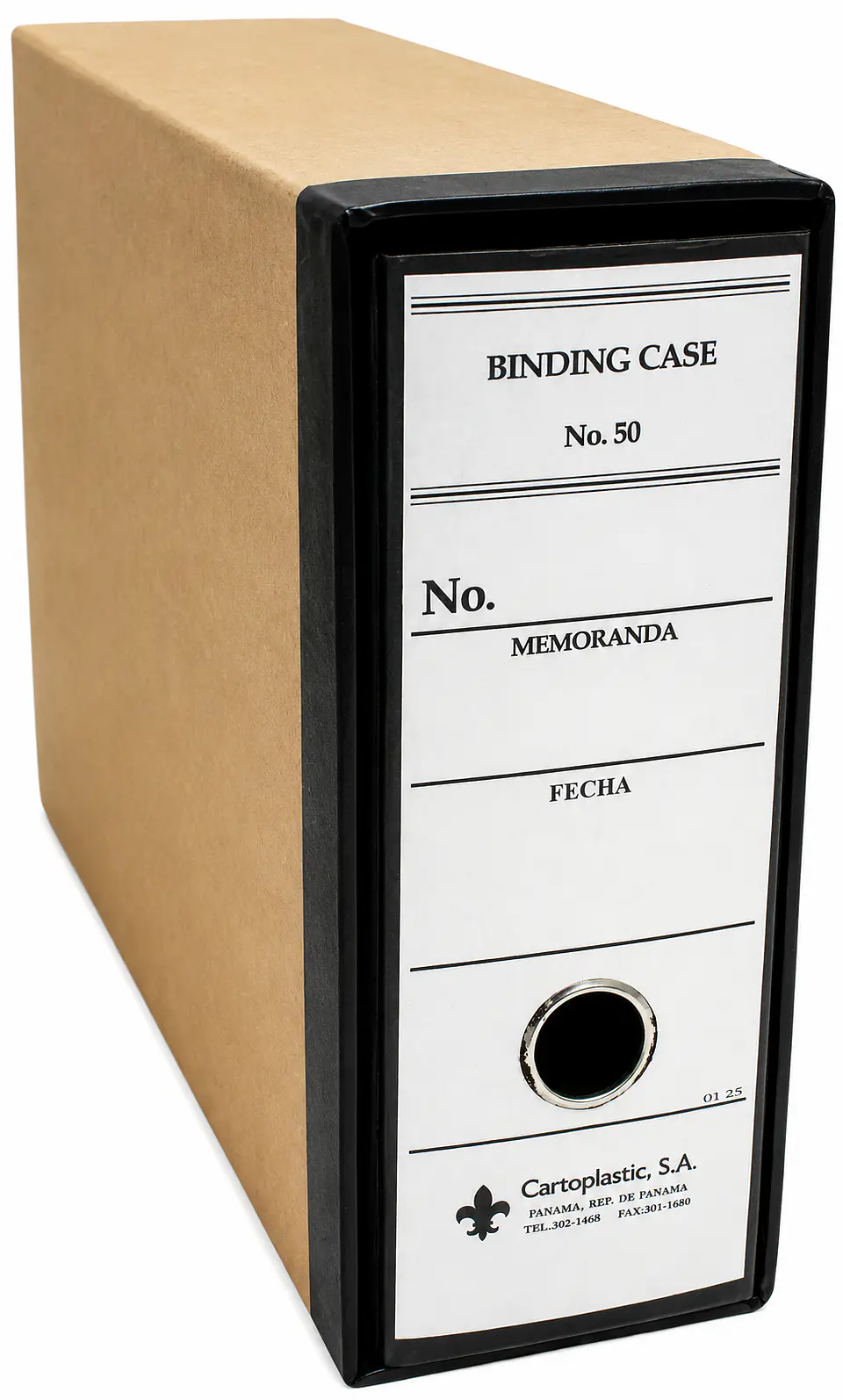 Binding Case Cartoplastic No. 50 Tamaño Carta 8.5 x 11 para Archivo de Documentos 2