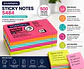Notas Adhesivas Autoadhesivas Multicolor 75 x 125 mm Studmark ST-05484 - Bloc de 100 Hojas - Miniatura 1