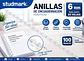 Anillas Studmark 6 mm x100 para 20 Hojas - Miniatura 3