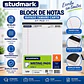 Block de Notas Studmark Rayado Tamaño Carta con Hojas Blancas y Amarillas para Oficina y Estudio - Miniatura 2