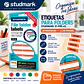 Etiquetas Adhesivas Studmark ST-PRS-43 para Folders 1.4 x 8.7 cm Caja de 200 Unidades - Miniatura 6