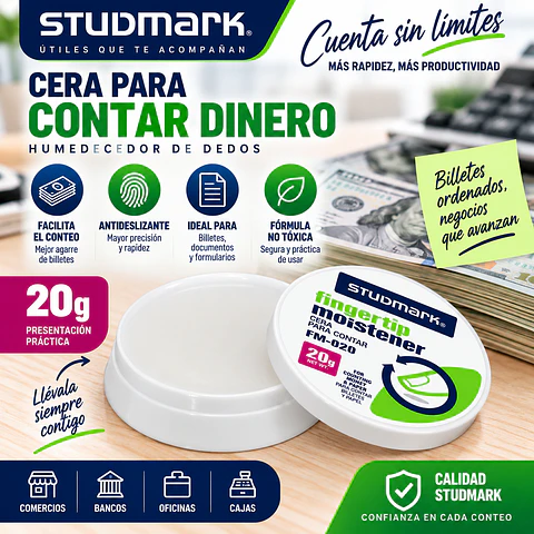Cera para Contar Dinero Studmark | 20 y 40 gramos