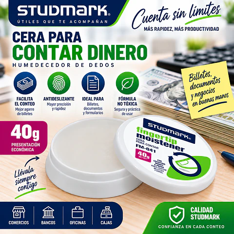Cera para Contar Dinero Studmark | 20 y 40 gramos