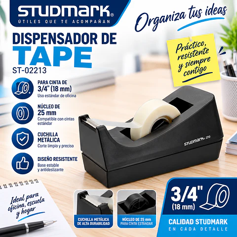 Dispensador de Tape Studmark 3/4 ST-02213