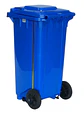 Basurero Industrial 32 Galones 120L con Pedal y Ruedas SiClean - Miniatura 4