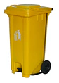 Basurero Industrial 32 Galones 120L con Pedal y Ruedas SiClean - Miniatura 1