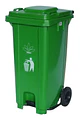 Basurero Industrial 32 Galones 120L con Pedal y Ruedas SiClean - Miniatura 7