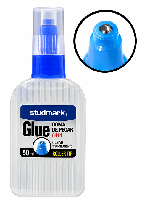 Goma Transparente Roll-On Studmark 50 ml para Manualidades