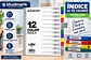 Separadores Studmark ST-01723 Tamaño Carta 12 Colores - Miniatura 2