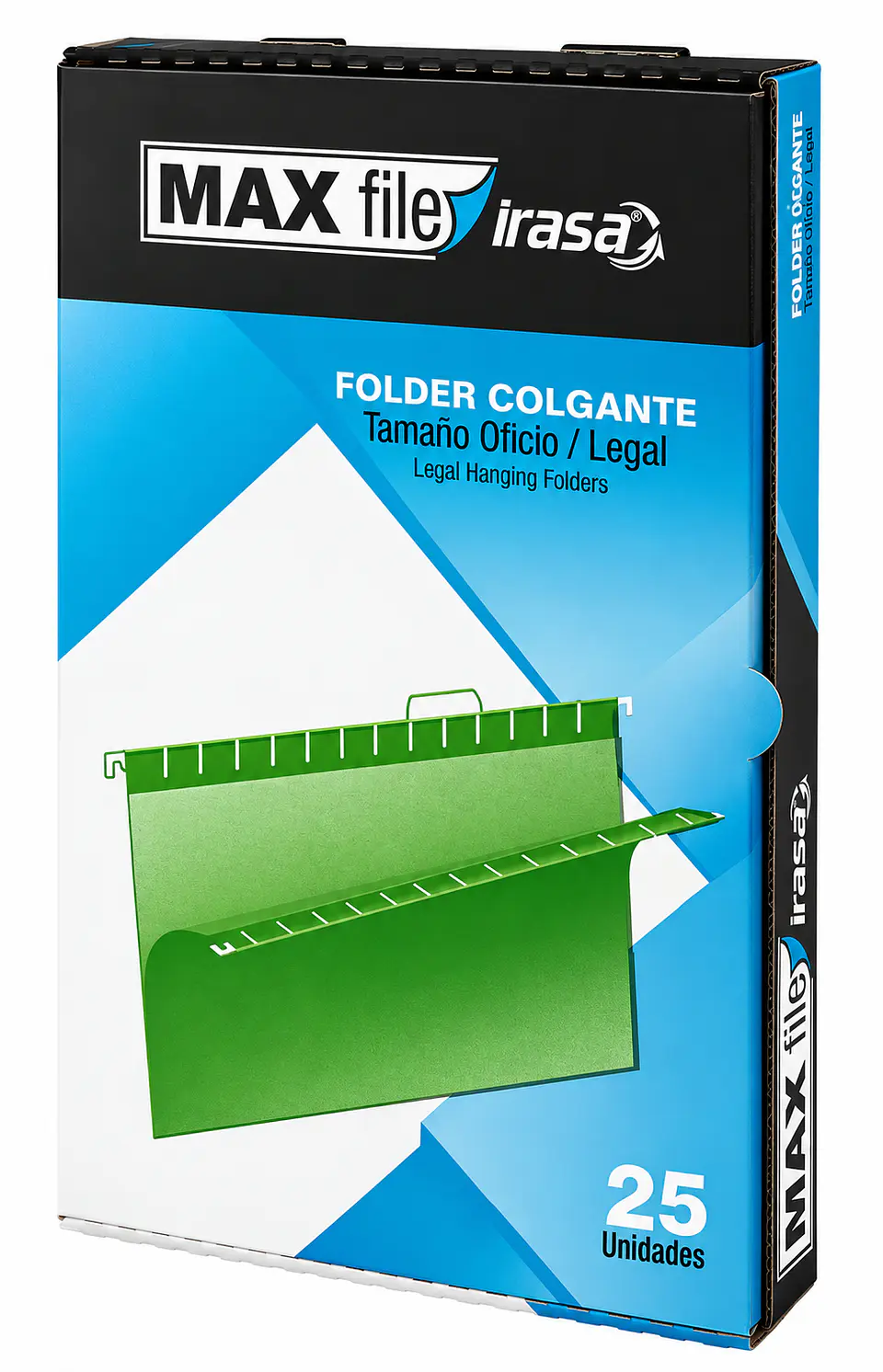 Folder Colgante Irasa MAX File Tamaño Legal para Archivadores – Caja de 25 Unidades 1