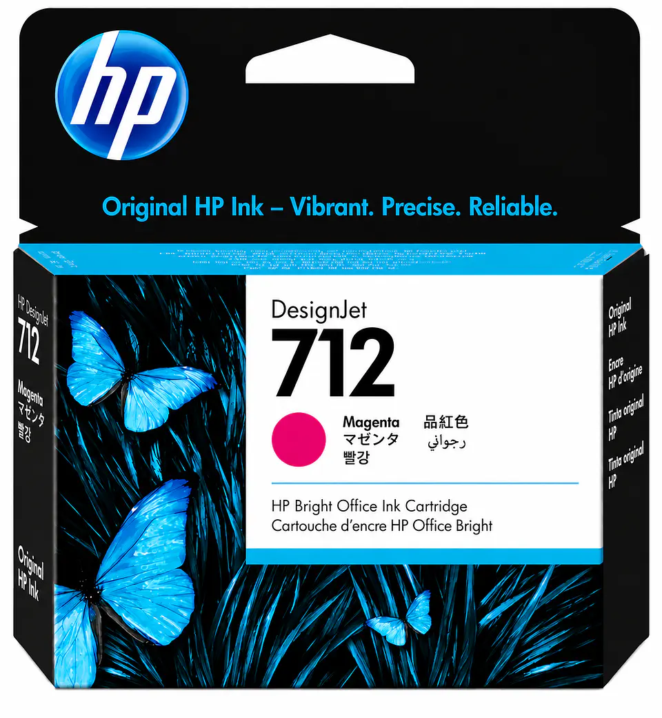 Tinta HP 712 Original para Plotter DesignJet 3