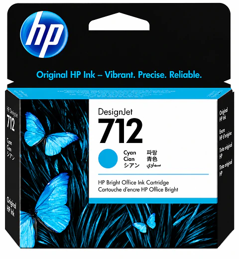 Tinta HP 712 Original para Plotter DesignJet