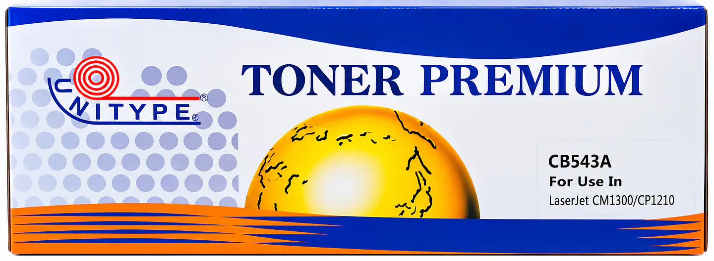 Tóner Compatible HP 125A CB543A Magenta para LaserJet CP1215, CP1515, CP1518 y CM1312 1