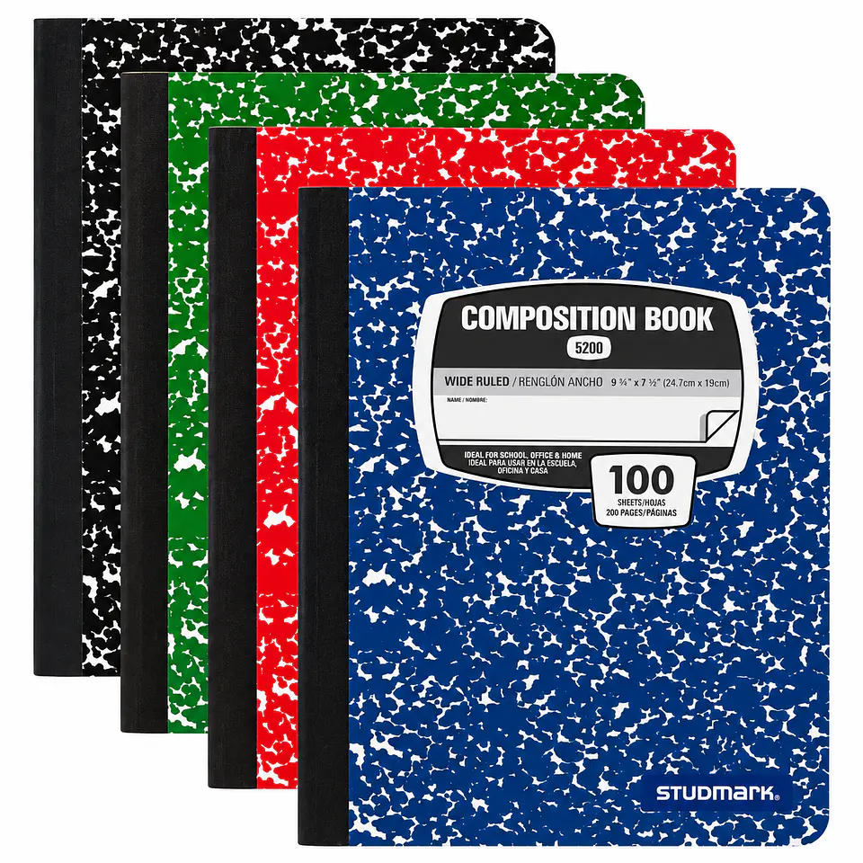 Cuaderno Cosido Studmark ST-05200 Marmoleado 200 Páginas 9¾