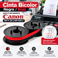 Cinta Bicolor Negro/Rojo para Calculadora Canon MP11-DX y MP11DX-2 - Miniatura 2
