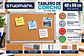 Tablero de Corcho Studmark ST-COB-4060 40 x 60 cm con Marco de Aluminio - Miniatura 2