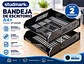 Bandeja de Escritorio A4+ Studmark Rejilla Negra ST-02036 – Set de 2 - Miniatura 1