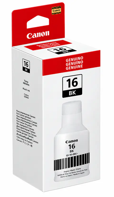 Tintas Canon GI-16 Originales para Impresoras MAXIFY GX