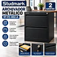 Archivador Metálico Studmark de 2 Gavetas Negro ST-FC-002-A - Miniatura 1