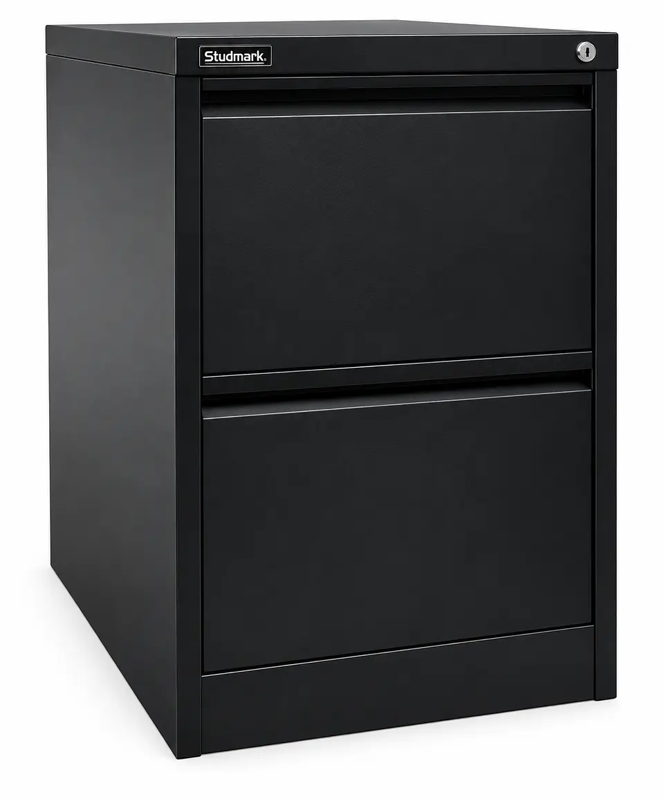 Archivador Metálico Studmark de 2 Gavetas Negro ST-FC-002-A 2