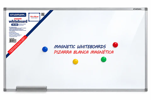 Tablero Blanco Studmark 120 x 200 cm Sencillo y Magnético