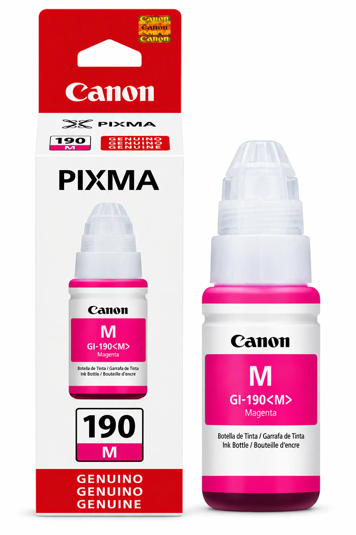 Tintas Canon GI-190 Originales para Impresoras PIXMA Serie G en Panamá 3