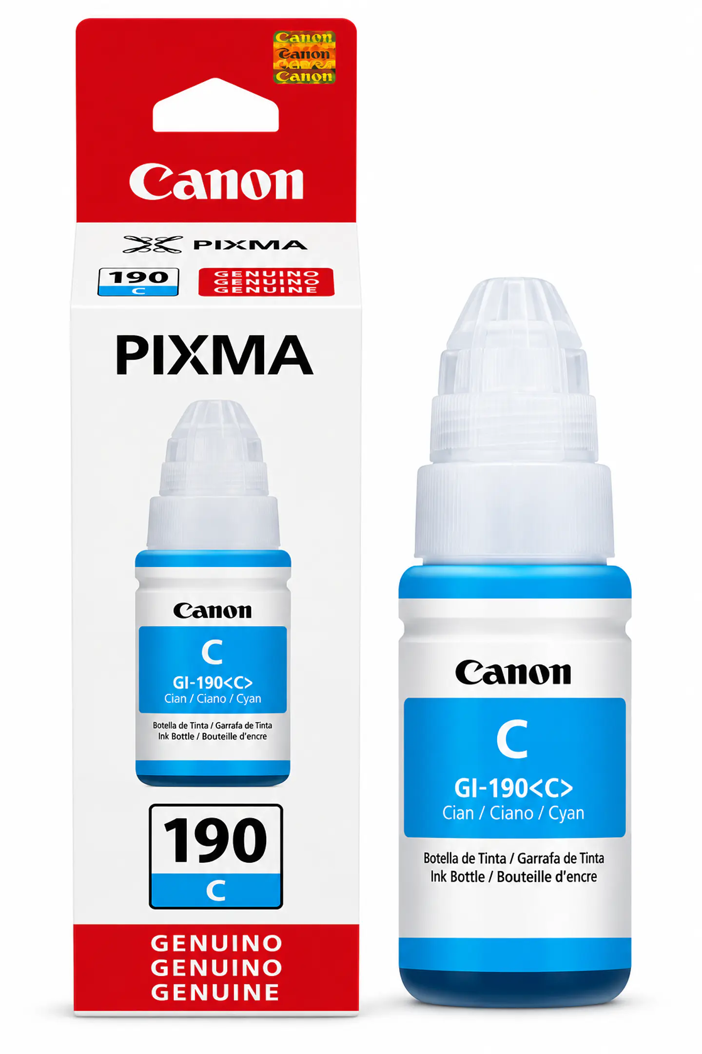 Tintas Canon GI-190 Originales para Impresoras PIXMA Serie G en Panamá 2