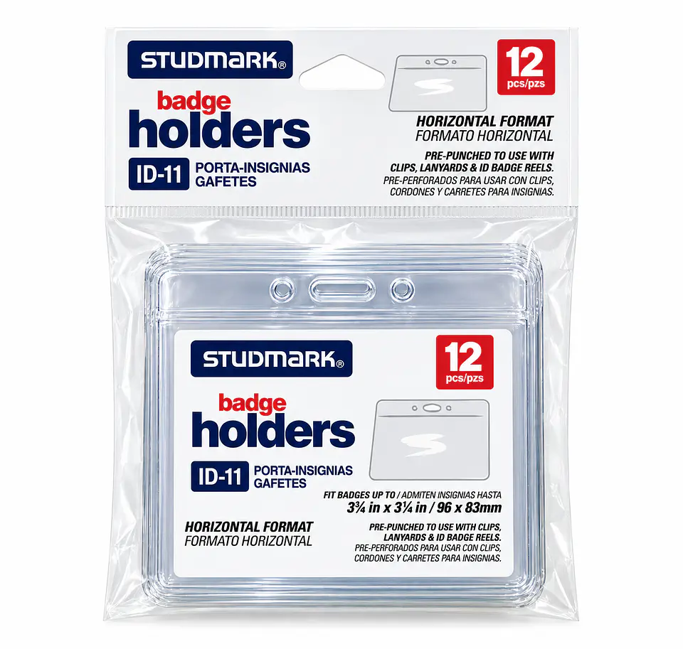 Portacredenciales Horizontal Studmark 96 x 83 mm 2