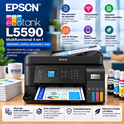 Epson EcoTank L5590 WiFi Multifuncional