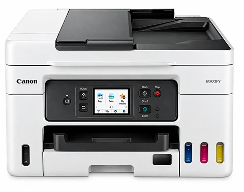 Impresora Canon MAXIFY GX4010 Multifuncional MegaTank WiFi a Color con Tanques de Tinta, Dúplex Automático, Escáner, Copiadora y Fax