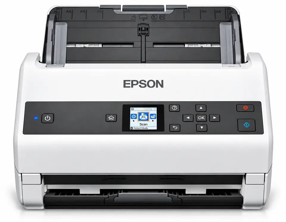 Escáner Epson WorkForce DS-870 Profesional de Documentos Dúplex a Color, 65 ppm / 130 ipm, Alimentador ADF de 100 Hojas, USB 3.0 y Digitalización de Alto Volumen – B11B250201 1
