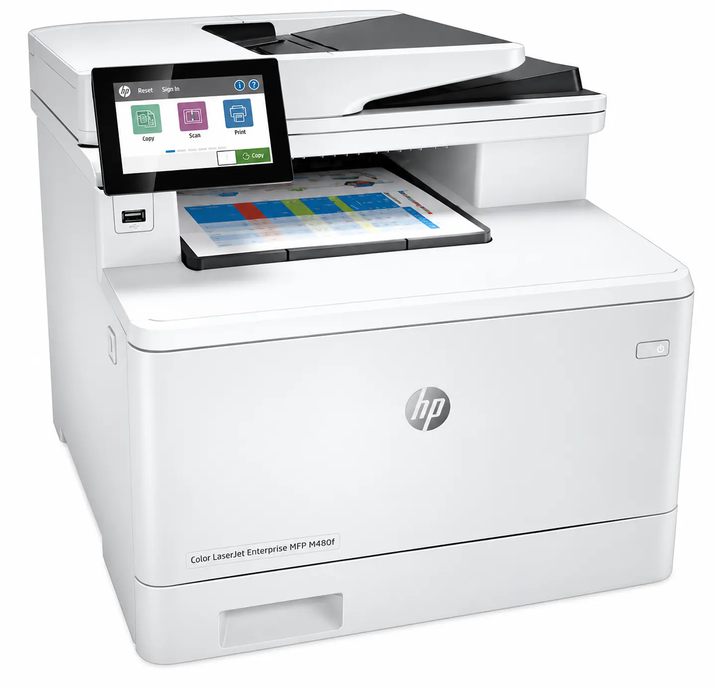 Impresora Multifuncional HP LaserJet Enterprise M480f Color Wi-Fi 3QA55A Panamá 1