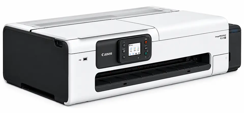 Plotter Canon imagePROGRAF TC-21M Multifuncional de 24 Pulgadas a Color con Escáner A4, Copiadora, Tanques de Tinta Pigmentada, WiFi y Ethernet – 7058C002AB 2