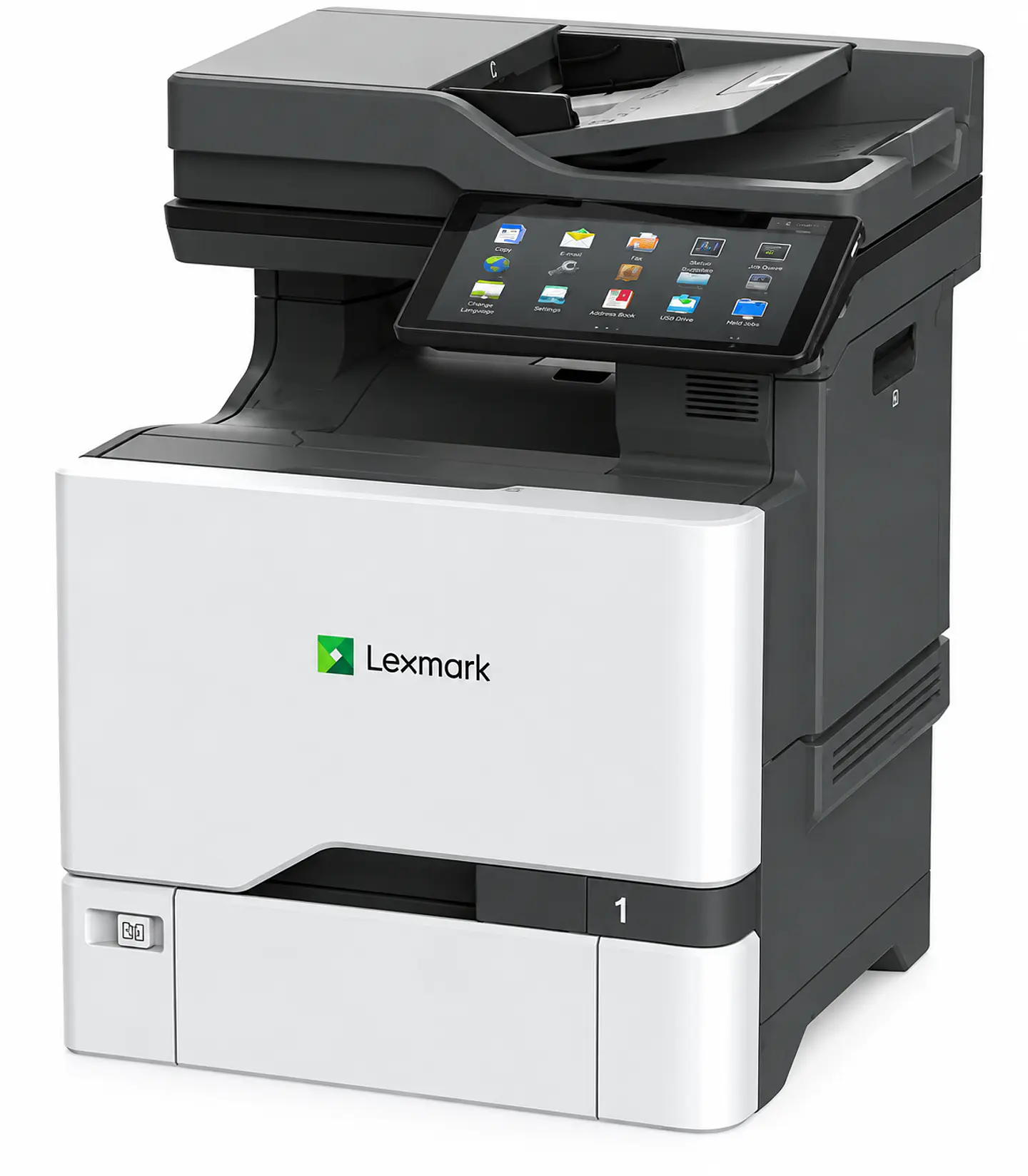 Impresora Multifuncional Lexmark CX735adse Láser a Color Empresarial de 52 ppm, Impresión Dúplex, Escáner, Copiadora, Fax, Pantalla Táctil y Ethernet – 47C9600 1