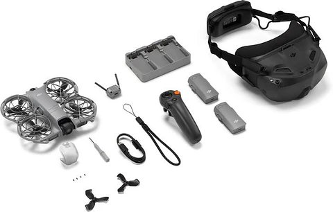 DJI Neo 2 Motion Fly More Combo Drone FPV 4K 60fps con DJI Goggles N3, Control RC Motion 3, 3 Baterías, Centro de Carga y ActiveTrack – 6937224131729